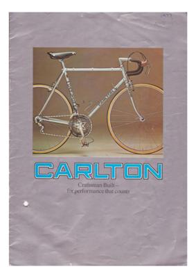 Raleigh Carlton 1977 Catalog