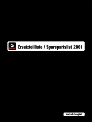 SRAM - Spare Parts List 2001
