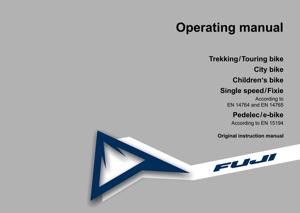 Fuji 2014 Owner's/Operating Manual - Trekking/City Line