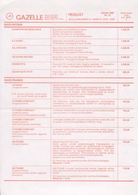 Gazelle ChampionMondialClub Newsletter No15 1980 02