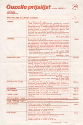 Gazelle ChampionMondialClub Newsletter No21 1984 01