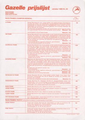 Gazelle ChampionMondialClub Newsletter No25 1985 10
