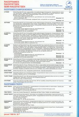 Gazelle ChampionMondialClub Newsletter No30 1988 01