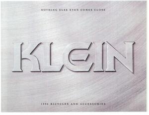 Klein 1996 Catalog