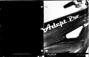 Klein 2001 Spec Manual