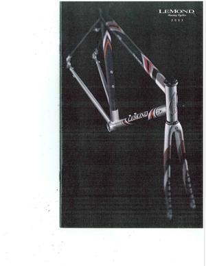 LeMond 2003 Catalog