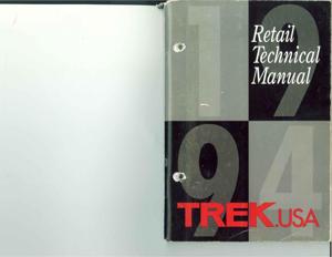 Trek 1994 Spec Manual