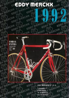 Eddy Merckx Cycles 1992 Catalog