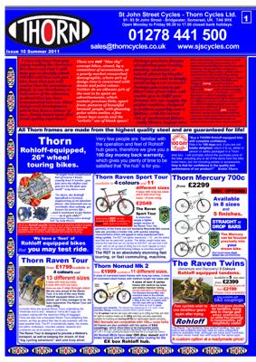 Thorn Newsletter Issue 10, Summer 2011
