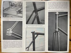 Mark Zeh Cycles Flyer and 1990 Price Sheet