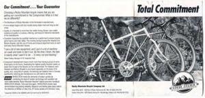 Rocky Mountain 1988 Catalog