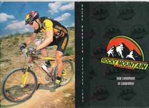 Rocky Mountain 1997 Catalog