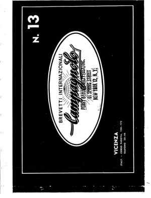 Campagnolo 1955 Catalogue No.13