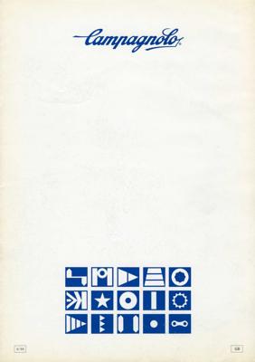 Campagnolo - catalogue