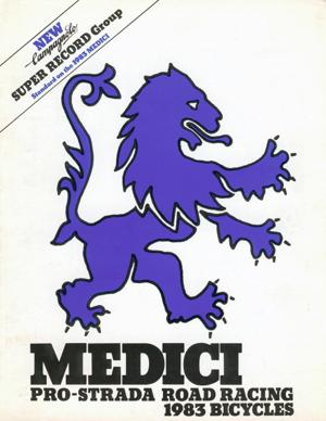Medici 1983 Pro-Strada Road Racing Catalog