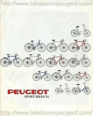 Peugeot 1974 Sport Bikes USA Brochure