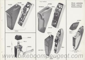 Peugeot 1974 Master Catalogue, Edition 2-6 Set Details (Component Close-ups)
