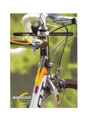 Peugeot 1998 Team Line Racing & Mountain Bikes Catalog